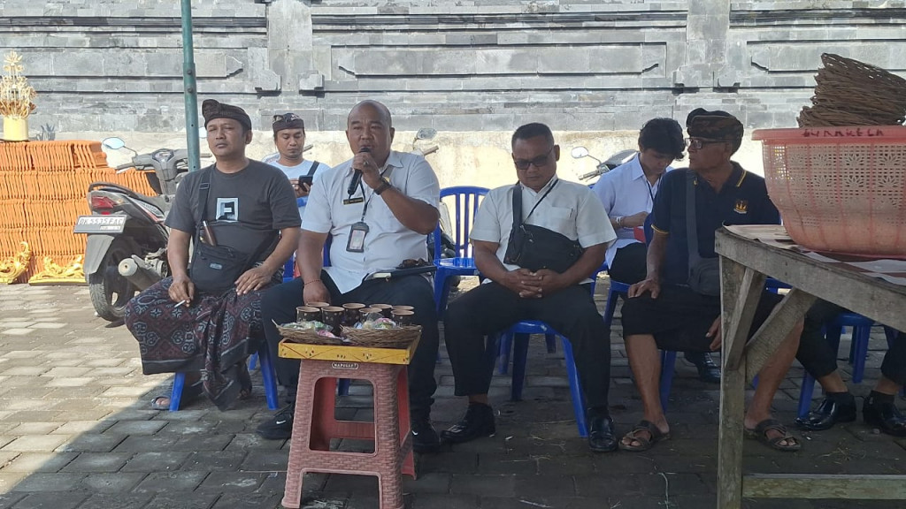 Pemerintah Desa Pangsan Gelar Sosialisasi dan Pembinaan bagi Kerama Pura Pucak Meru terkait Bantuan Upakara